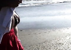 Large Boobed Beach Bitch Kiera King Banged Raw- Skankery