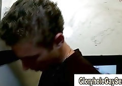 Straight guy tricked into gay blowjob at the gloryhole