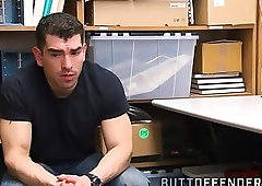 Thief barebacked and cum sprayed by twink