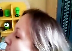 Homemade russian girl facial