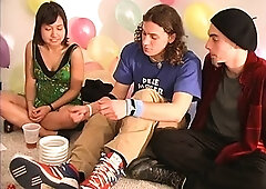 Amateur teen couple sex on webcam