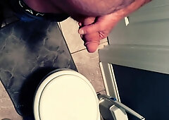 Douche popshot and foreskin spread out