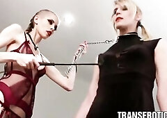 River gets her booty dominated by Bitch goddess Kyaa in this scene! See as Domme stuffs River's rectal hole with a large pump up bulb and treats 