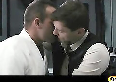 Luke receives an anal rimming by Dennis and gets fucked