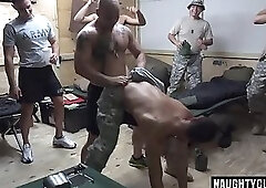 Hot amateur interracial with anal cumshot