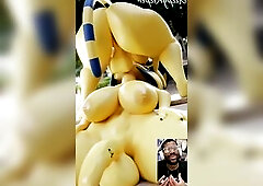 Large Innie Breast Butt Ankha Deepthroats Some other Ankha & Cums Deeply In Her Doxy Throat