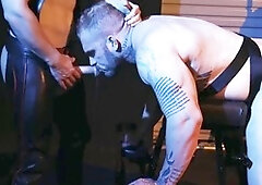 Sucks, leather, anal