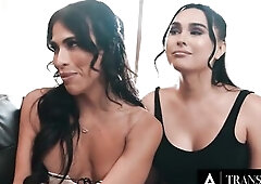 TRANSFIXED - Redhead mother I'd like to fuck Siri Dahl Gets DPed + Cum Swapped By Slutty Women Ember Fiera & Avery Longing