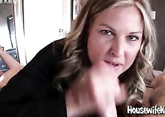 Cum loving hawt housewife banged doggy style