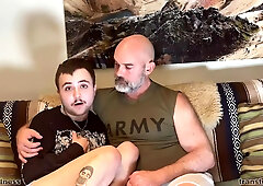 Ftm Teaches Stepdad How To Screw His Vagina!