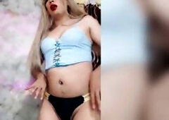 Being a transvestite for 1 day and masturbating