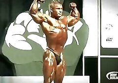 Flex Lewis Sexy Posing In A Hotel Room And Onstage