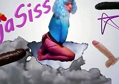 Alt Sissy Femboy Rides Pink Vibrator