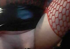 Dress up time and dildo