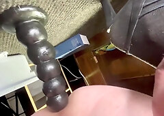 Onanism with faux-cock