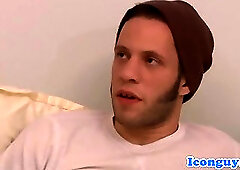 Ebony bottom hunk assfucked then jerks off