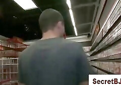 Dumb straight guy tricked into gay suckoff