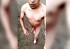 Sandals and exposed public