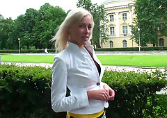 Elaine Meadors the Bulgarian amateur gets rough in tight jeans with hardcore cowgirl, doggystyle and anal while giving deep throat
