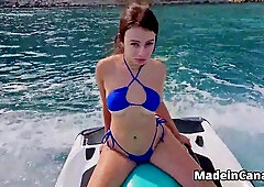 Jet ski ride in exchange for an anal fuck and squirting - Free Porn Movie